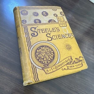 Steele's New Astronomy 1884 hardcover S. barnes & co - Picture 1 of 10