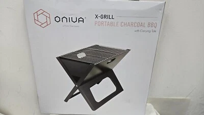 Parrilla de carbón portátil X-Grill con estuche de transporte de Oniva Picnic Time Foto 1 de 4