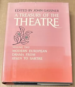 A Treasury of the Theatre : Volume 2 (1967, Hardcover, Good, VINTAGE) - Picture 1 of 1