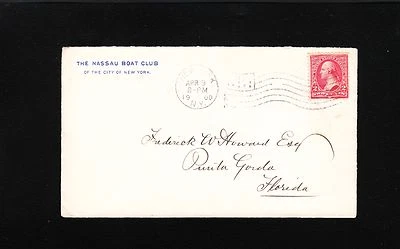 Nassau Boat Club New York City 1900 Flag Empty Die Cover 6t - Image 1 of 2