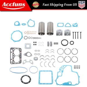 Z482 Engine Rebuild Kit Overhaul Set STD with Liner for KUBOTA T1600H Tractor - Picture 1 of 14
