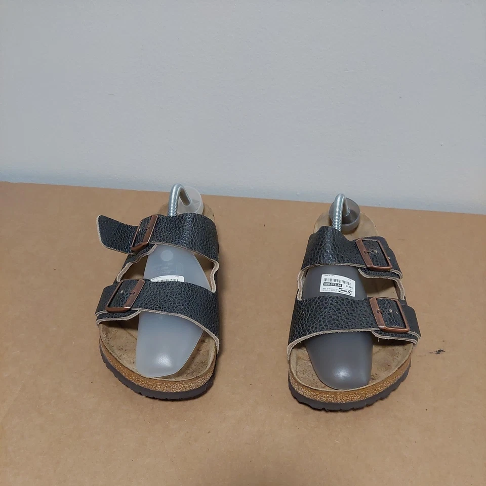 Sandalias de cuero natural BIRKENSTOCK Arizona en negro talla M11 EU 44 Foto 1 de 4