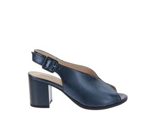 NeroGiardini Scarpe E513451D Sandali Donna in Pelle Blu Chiusura Fibbia - Imagen 1 de 24