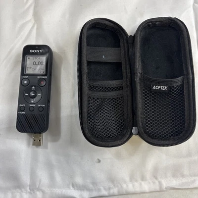 Grabadora de voz digital Sony mono con USB incorporado - negra Foto 1 de 4