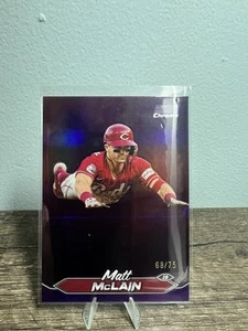 2024 Topps Stadium Club - Matt McLain #37 Purple Foil /75 - Bild 1 von 2