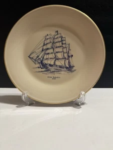 Lenox Great Republic 1853 Collector Plate 10.5” Clipper Ship Gold Trim USA - Picture 1 of 5