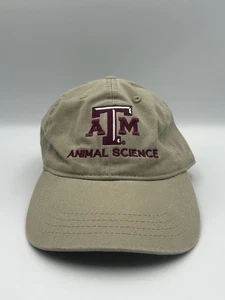 Texas A&M Animal Science Caqui Camionero Snapback Sombrero Cierre de Gancho y Lazo - Imagen 1 de 14