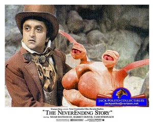 DIE UNENDLICHE GESCHICHTE 1984: NOAH HATHAWAY, & BARRET OLIVER 8X10 FARBFOTO - Bild 1 von 1