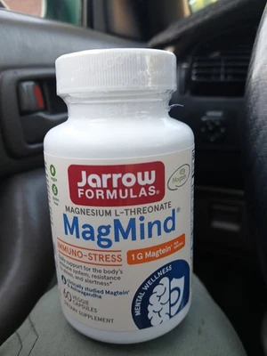 Jarrow Formulas MagMind Immuno-Stress 1G Magtein 60 cápsulas apoyo cerebral e inmunológico Foto 1 de 2