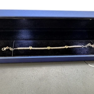 Certified 2.40 CT Round cut Fancy Natural Diamond Bracelet 14K White Gold - Picture 1 of 6