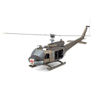Faszination Metal Erde Vietnamkrieg UH-1 HUEY HELICOPTER 3D Stahl Modellbausatz - Bild 1 von 8