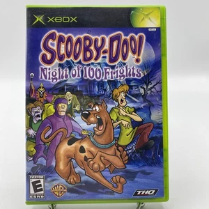 Scooby-Doo Night of 100 Frights (Microsoft Xbox, 2003) Completo con Limpieza Manual - Imagen 1 de 4