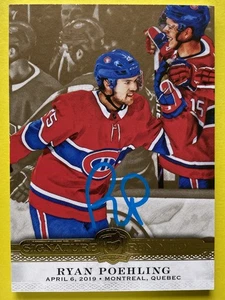 The Cup π Ryan POEHLING ROOKIE Signature RENDITIONS 2019-20 Canadiens & FLYERS! - Picture 1 of 3