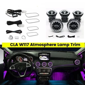 For Mercedes-Benz CLA250 W117 256 Colors APP Control Air Vent LED Ambient Light - Picture 1 of 13