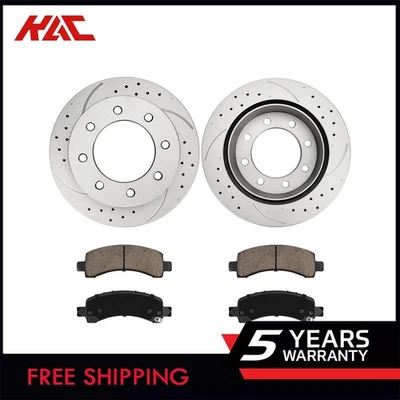 55055+D974 rotores de disco trasero y pastillas de freno para Chevrolet Express 2500 2007-2019 Foto 1 de 4