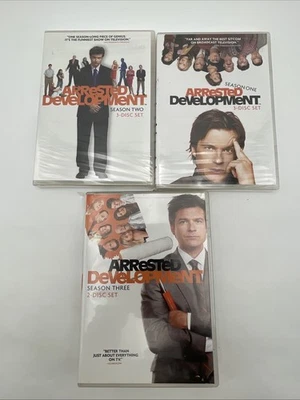 Arrested Development Seasons 1-3 DVD Widescreen Set Lot - Jason Bateman - Image 1 of 4