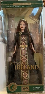 2001 MATTEL BARBIE DOLLS OF THE WORLD PRINCESS OF IRELAND 53367 - Picture 1 of 8