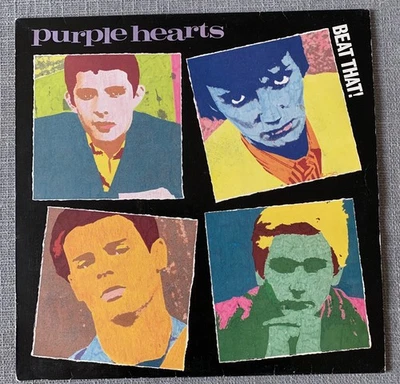 The Purple Hearts - Beat That! UK LP Fiction Records 1980 Mod New Wave   - Image 1 of 4