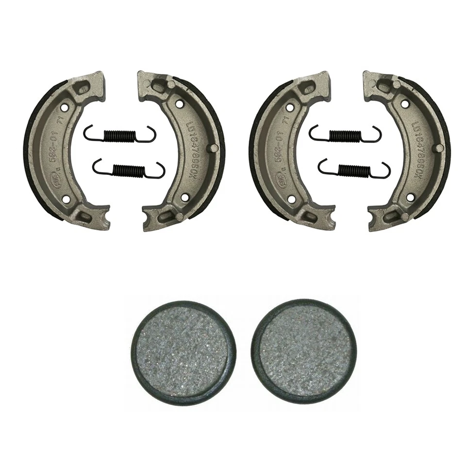 Front Brake Shoes & Rear Brake Pads for Yamaha Moto-4 200 fits 1985-1989 Models - Изображение 1 из 1