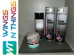 Imprimación de pintura en aerosol rellenos de laca REPARACIÓN FERRARI 100 BIANCO **KIT 4** - Imagen 1 de 4