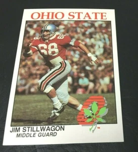 Jim Stillwagon Kroger & WBNS 10 TV Football Oddball Card Ohio State Buckeyes - Bild 1 von 1