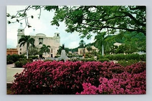 The Cathedral and Park Cap Haitian, Haiti Postcard - Picture 1 of 2