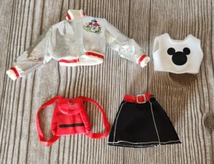 1996 Barbie Disney World 25th Anniversary Outfit Skirt Top Jacket Backpack - Picture 1 of 6