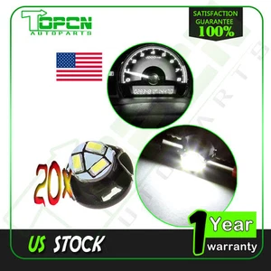 20x White T5/T4.7 Neo Wedge 3SMD LED Bulb Dash A/C Climate Control Heater Light - Picture 1 of 5