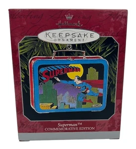 Hallmark Andenken Ornament, Superman Blech Brotdose, 1998 Gedenkausgabe - Bild 1 von 2