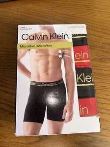 $$$Calvin Klein MEN's (X-LARGE) 4-PACK BOXER BRIEFS NP26360-600 - Picture 1 of 6