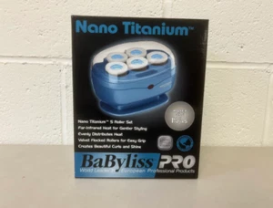 Nano Titanium Jumbo Hot 5 Roller Set by BABYLISS PRO Gentler Styling BABNTTS7 - Picture 1 of 6