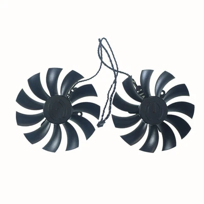 Pair Fans Cooler Fan For EVGA GTX 1080 1070 GTX 1070Ti 8GB PLD10015B12H 95mm - Image 1 of 2