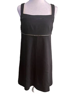 Abito M MISSONI Valentino senza maniche taglia 6 lana maglia linea A nero Made in Italy - Foto 1 di 16
