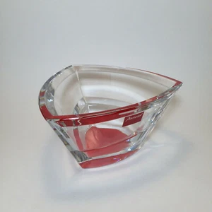 Baccarat Kaleidoscope Ruby Crystal Bowl Made In France - Picture 1 of 10