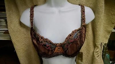 Fauve by Fantasie 0062 Nicole Balcony UW UK 34D/US 34D negro nuevo sin etiquetas Foto 1 de 3