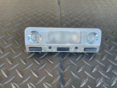 Luz de lectura interior techo cúpula gris nogal delantero BMW E38 750iL 96-01 OEM Foto 1 de 4