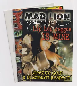 Gruppe von 3 90er Tower Records POSTKARTEN Mad Lion, KRS-One, Glenn Robinson, DMX - Bild 1 von 5
