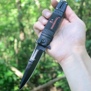Browning Tactical Camping Dagger Survival Hunting Fishing Folding Pocket Knife - Picture 1 of 14