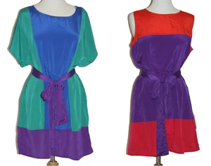 NWT 2 x Womens size 16-18 block shift dresses made by GIRL XPRESS - Picture 1 of 11