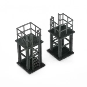 Outland Models Miniatura Pequeña Plataforma Industrial Set (Alta) x2 1:64 Pista - Imagen 1 de 2