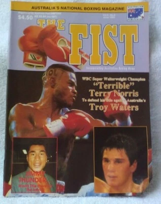  BOXING MAGAZINE THE FIST 1993 JUNE 50 PAGES VOL 5 NO 6 TROY WATERS / NORRIS - Image 1 of 3