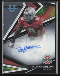 2022 Bowman's Best University Best of '22 Autographs #BAZH Zach Harrison - Picture 1 of 2