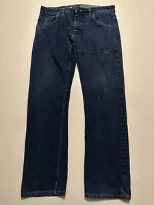 Volcom 36 x 32 Vorta Slim Dark Wash Selvedge Denim Jeans - Picture 1 of 8
