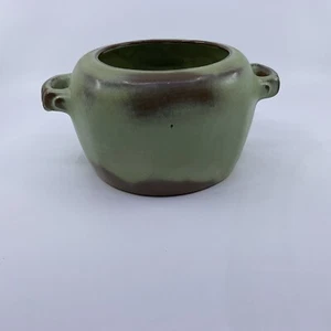 MCM Frankoma Plainsman Prairie Green Round Covered Casserole Bean Pot 5W - Picture 1 of 7