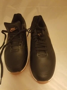 *NUEVO* ZAPATOS DE GOLF NIKE AIR MAX 1 G PARA MUJER NEGRO BRONCE BLANCO AQ0865-002 Talla 7 - Imagen 1 de 12