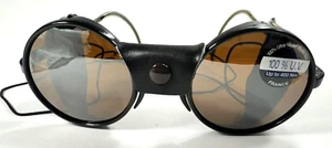 Excellent Retro 80s Vintage Bolle Designer France Round Glacier Sunglasses 8231 - Picture 1 of 12