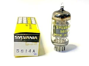 Tube 5814A SYLVANIA NOS NIB neuf 1 pièce en boîte originale - Imagen 1 de 1