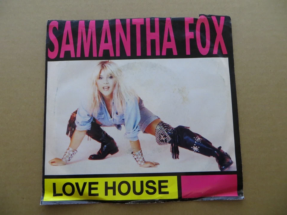 Samantha Fox – Love House (7" Edit) - 1988 - Jive 1233-7-J 7" Single VG+/VG Foto 1 de 4