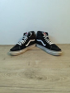 Vans Unisex Adult Black White 500714 Off The Wall SK8 Shoes Size M 5.5 / W 7 - Picture 1 of 9