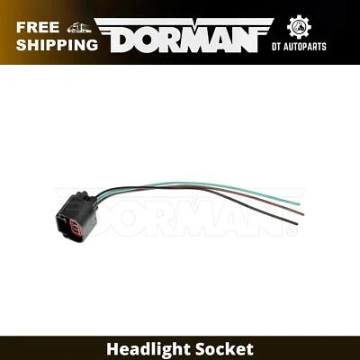 For 2007-2014 Jeep Patriot Dorman Headlight Socket 2008 2009 2010 2011 2012 2013 - Image 1 of 4